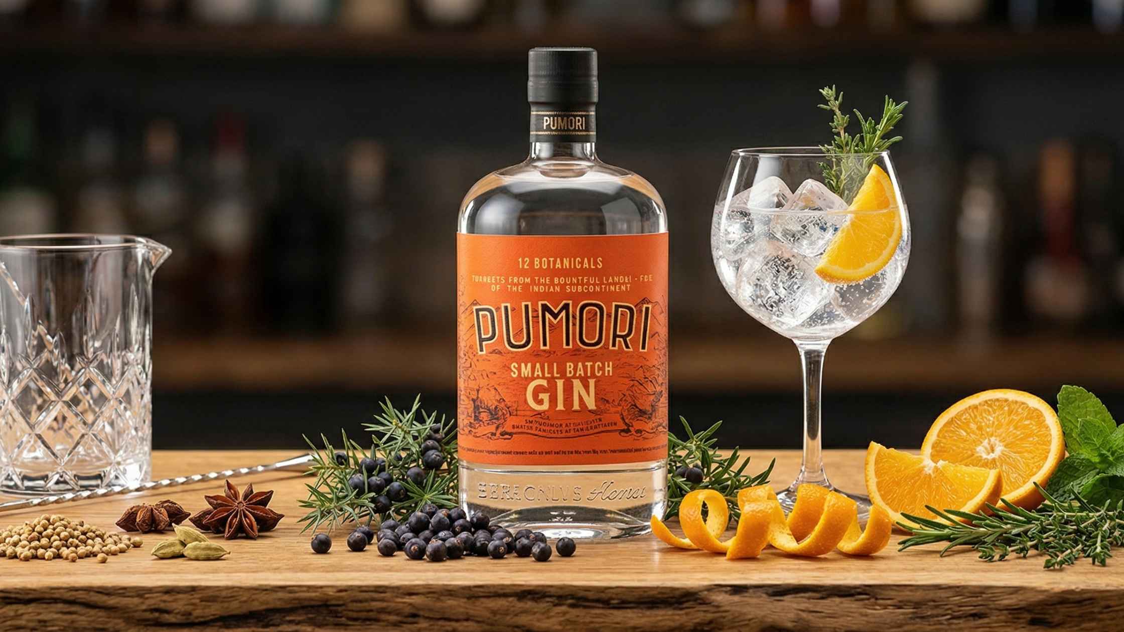 pumori gin ingredients